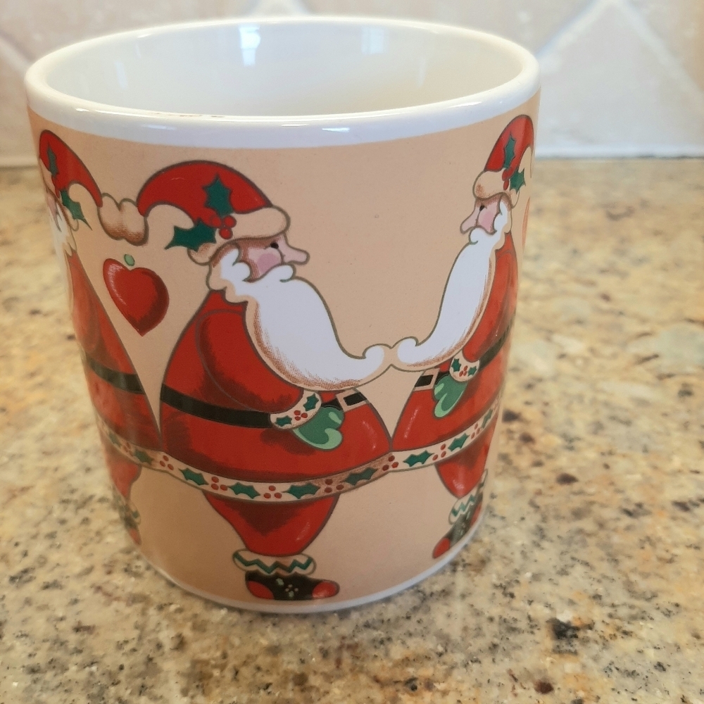 RUSS BERRIE & SONS SANTA MUG - Picture 2 of 6